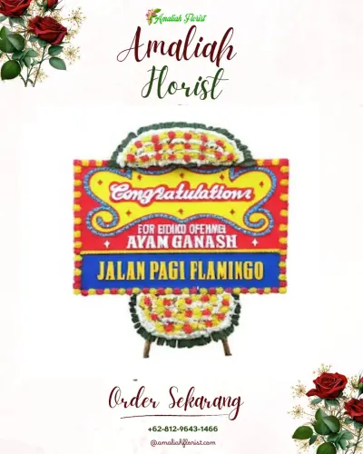 Bunga Papan Congratulation di Tegalpanjang